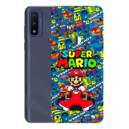 Motorola Phone Skins (All Models) - Super Mario Kart - 3D Embossed Finish (L-140) Motorola Moto G Pure