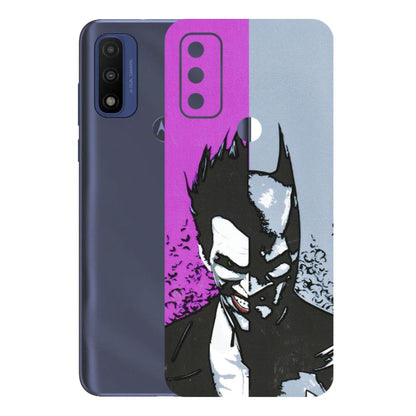 Motorola Phone Skins (All Models) - Batman & Joker - 3D Embossed Finish (L-143) Motorola Moto G Pure