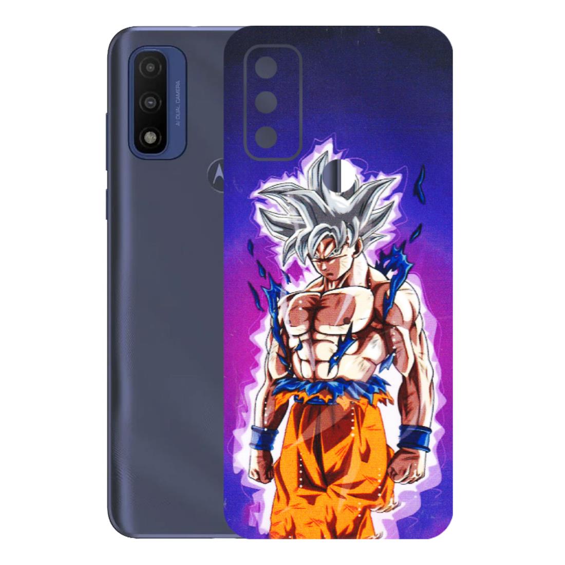 Motorola Phone Skins (All Models) - Goku Purple Anime - 3D Embossed Finish (L-147) Motorola Moto G Pure