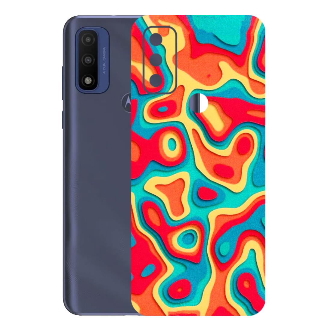 Motorola Phone Skins (All Models) - Abstract Swirl - 3D Embossed Finish (L-150) Motorola Moto G Pure