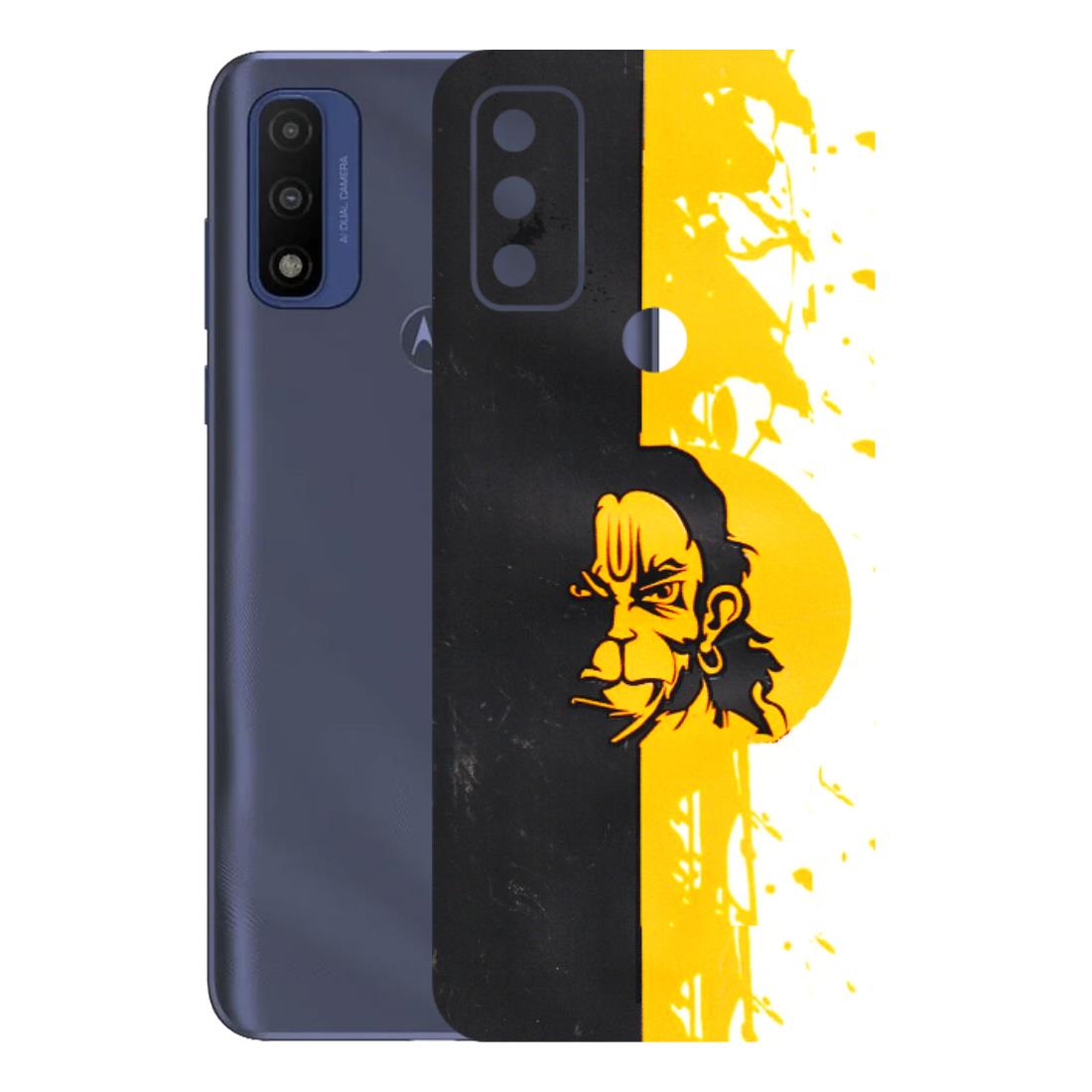 Motorola Phone Skins (All Models) - Bajrangbali - 3D Embossed Finish (L-151) Motorola Moto G Pure