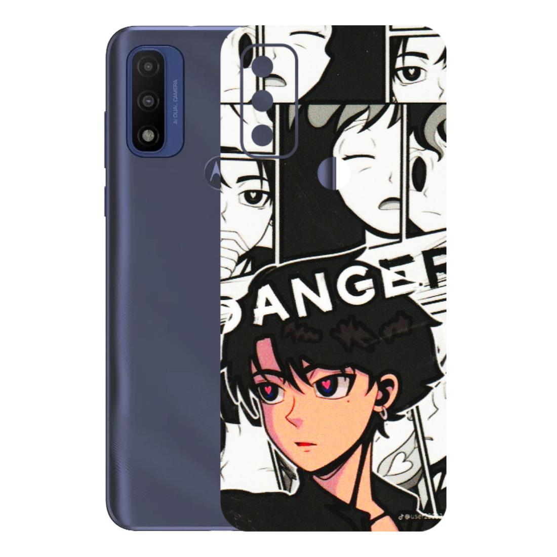 Motorola Phone Skins (All Models) - Danger Anime - 3D Embossed Finish (L-155) Motorola Moto G Pure