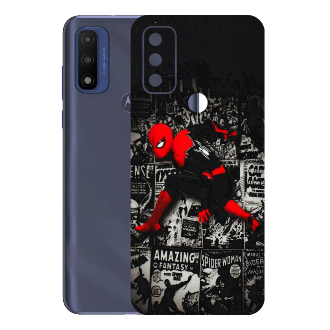 Motorola Phone Skins (All Models) - SpiderMan New - 3D Embossed Finish (L-162) Motorola Moto G Pure