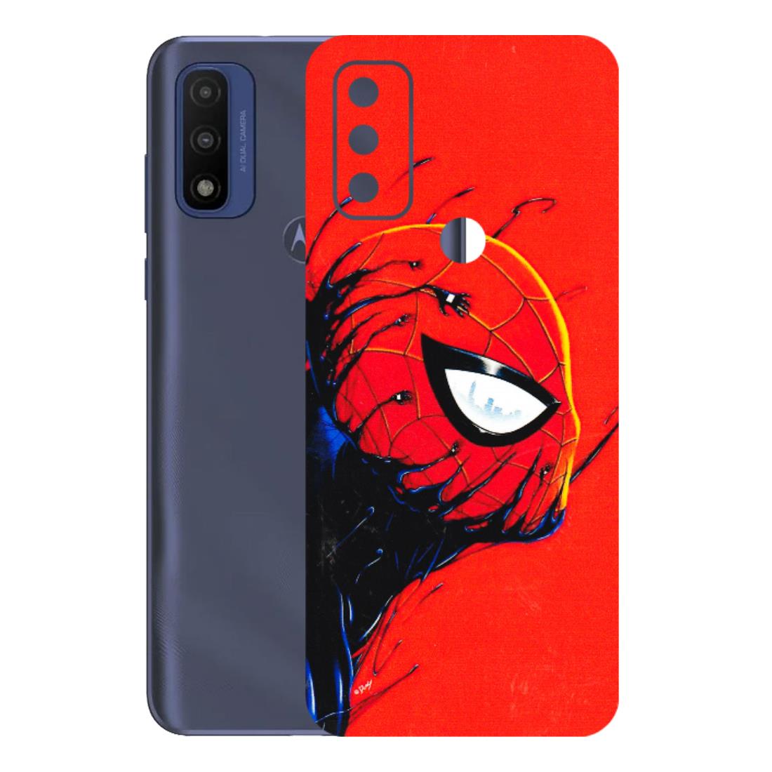 Motorola Phone Skins (All Models) - Spiderman Face Venom - 3D Embossed Finish (L-165) Motorola Moto G Pure