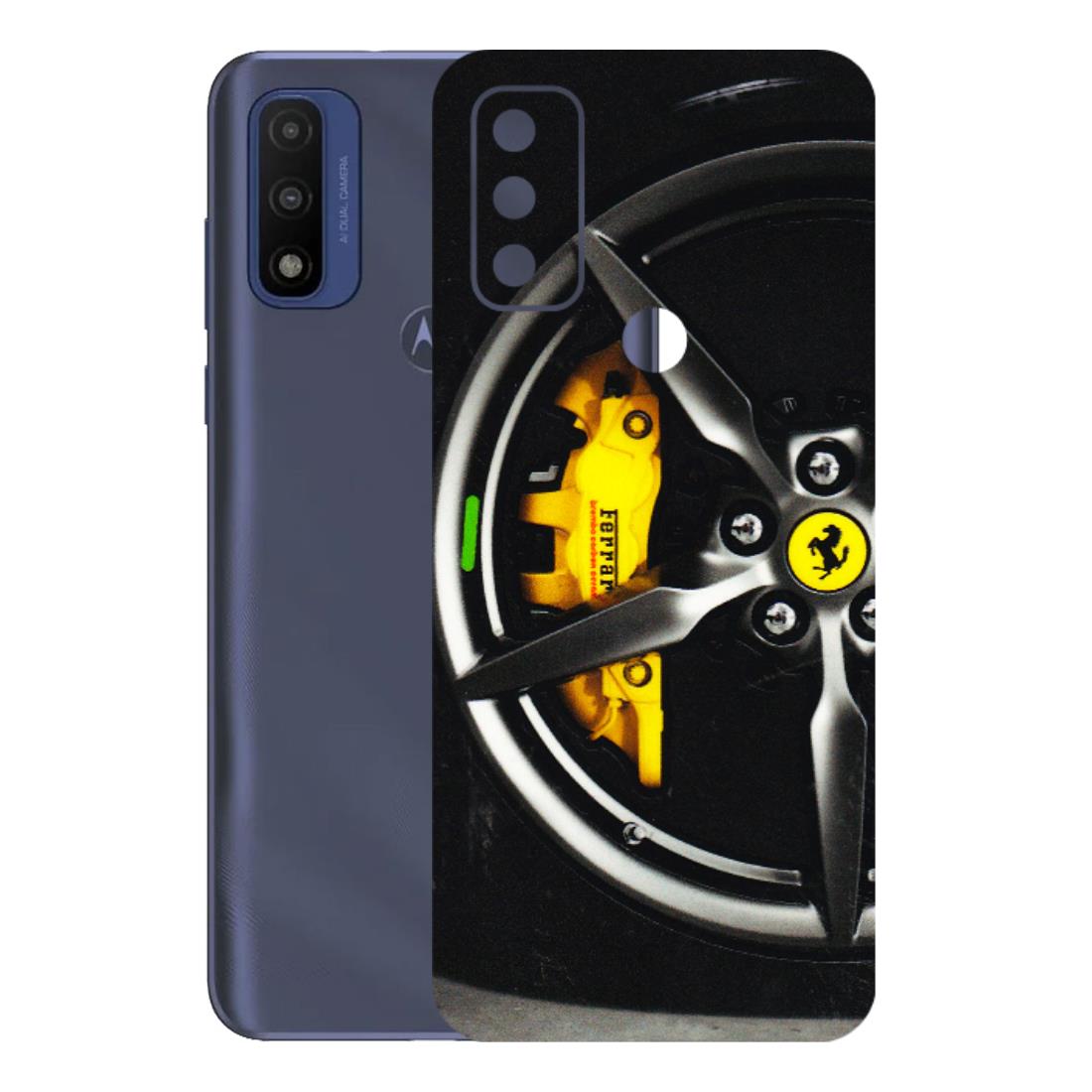 Motorola Phone Skins (All Models) - Ferrari Wheel Alloy - 3D Embossed Finish (L-173) Motorola Moto G Pure