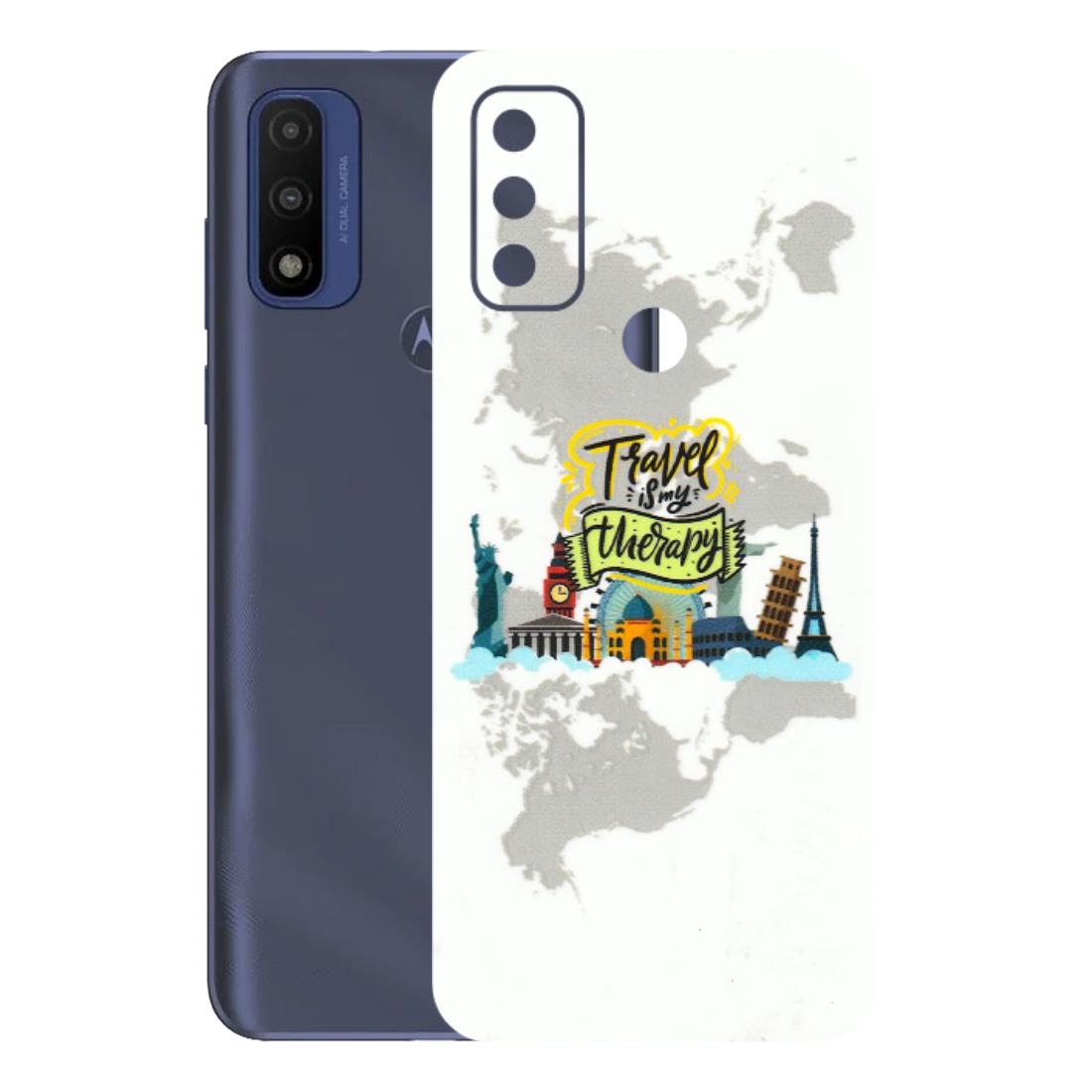 Motorola Phone Skins (All Models) - Travel Therapy - 3D Embossed Finish (L-199) Motorola Moto G Pure