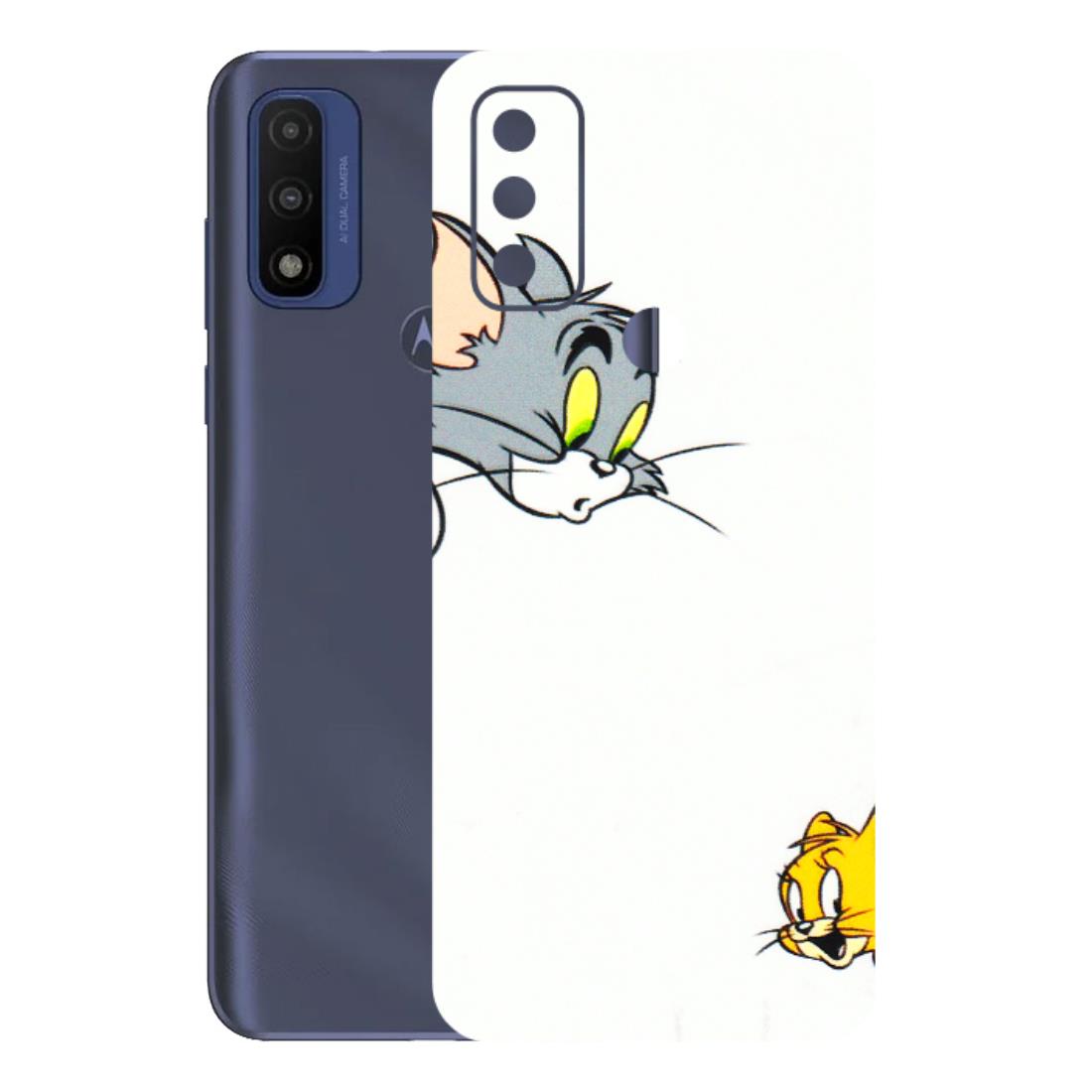 Motorola Phone Skins (All Models) - Cute Tom And Jerry - 3D Embossed Finish (L-220) Motorola Moto G Pure