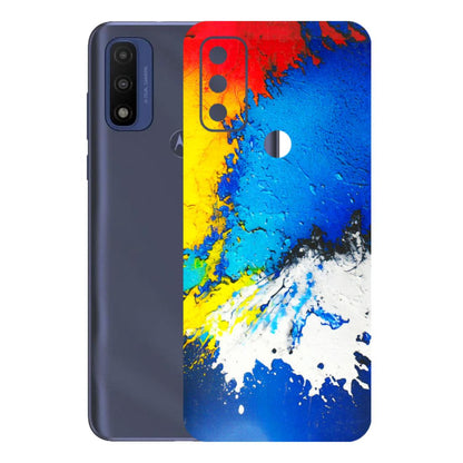 Motorola Phone Skins (All Models) - Acrylic Paint Spill - 3D Embossed Finish (L-229) Motorola Moto G Pure