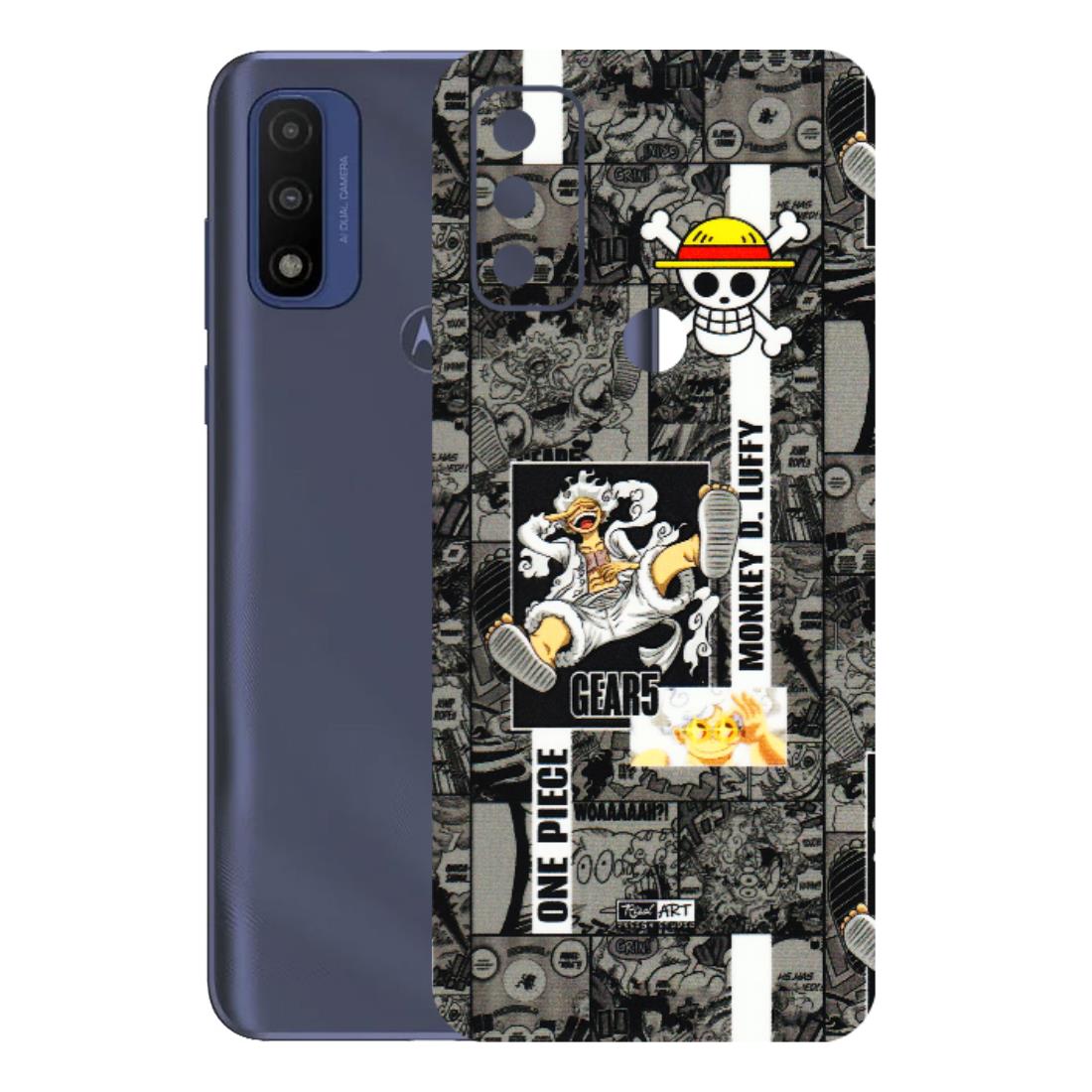 Motorola Phone Skins (All Models) - Cuffy Anime MonkeyCamic - 3D Embossed Finish (L-242) Motorola Moto G Pure