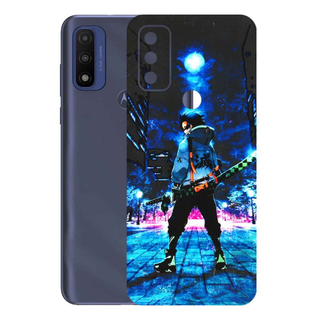 Motorola Phone Skins (All Models) - Demon Slayer Sword - 3D Embossed Finish (L-247) Motorola Moto G Pure