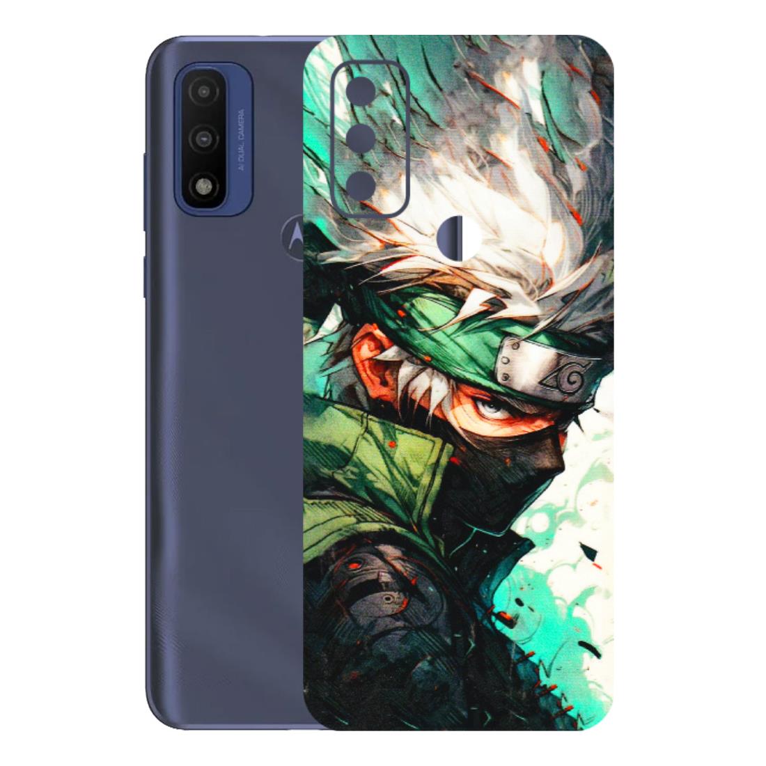 Motorola Phone Skins (All Models) - Kakashi Side Profile - 3D Embossed Finish (L-249) Motorola Moto G Pure