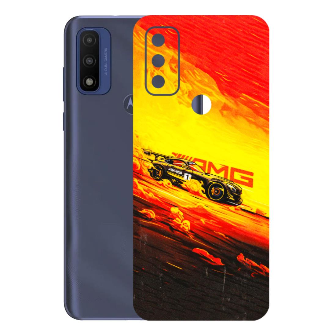Motorola Phone Skins (All Models) - AMG Car Speed Cover - 3D Embossed Finish (L-256) Motorola Moto G Pure