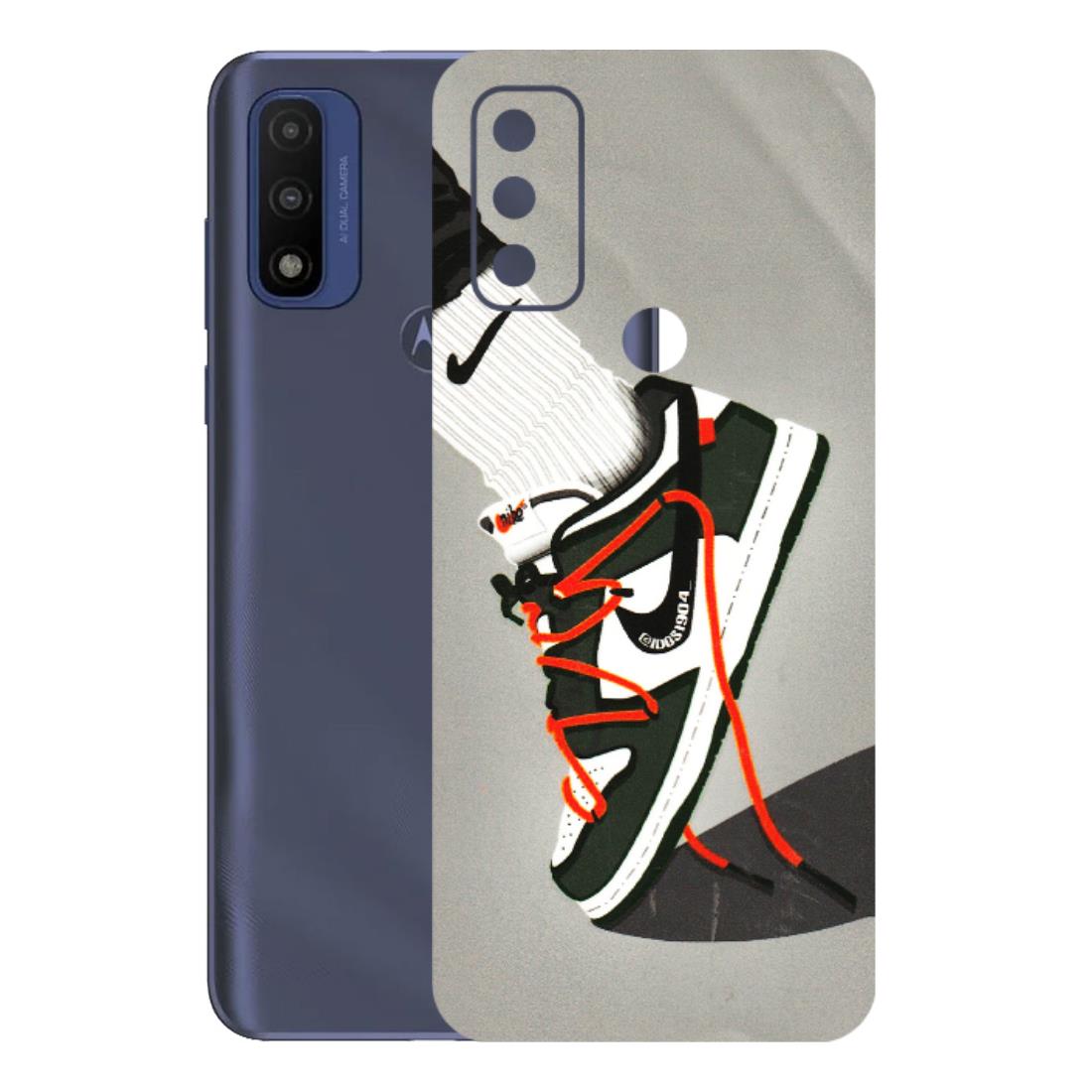 Motorola Phone Skins (All Models) - New Grey Sneaker - 3D Embossed Finish (L-261) Motorola Moto G Pure