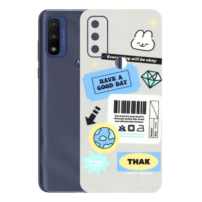 Motorola Phone Skins (All Models) - Will Be Okay Design - 3D Embossed Finish (L-316) Motorola Moto G Pure
