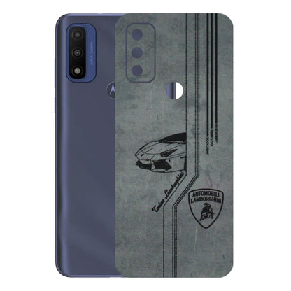 Motorola Phone Skins (All Models) - New Lamborgini Aventador - 3D Embossed Finish (L-321) Motorola Moto G Pure