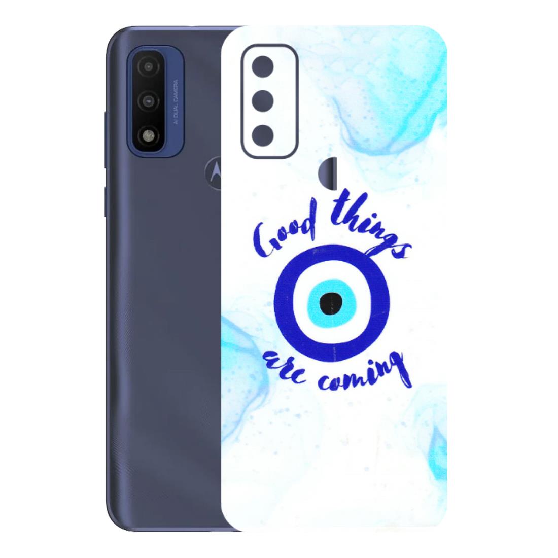Motorola Phone Skins (All Models) - Evil Eye Good Things Are Coming - 3D Embossed Finish (L-322) Motorola Moto G Pure