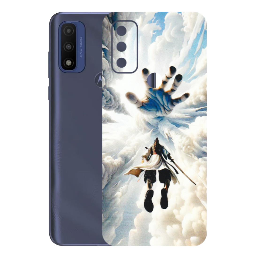 Motorola Phone Skins (All Models) - Big Hand With Monkey King - 3D Embossed Finish (L-323) Motorola Moto G Pure