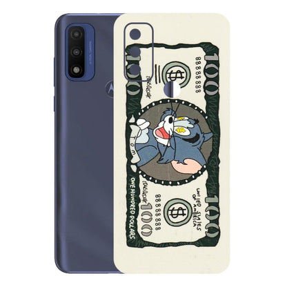Motorola Phone Skins (All Models) - Tom Hundred Dollar - 3D Embossed Finish (L-324) Motorola Moto G Pure
