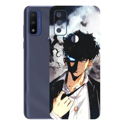Motorola Phone Skins (All Models) - Sung Jinwoo Manhwa Anime - 3D Embossed Finish (L-328) Motorola Moto G Pure