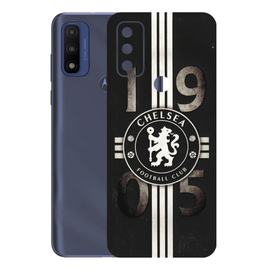 Motorola Phone Skins (All Models) - Chelsea Fan Club - 3D Embossed Finish (L-36) Motorola Moto G Pure