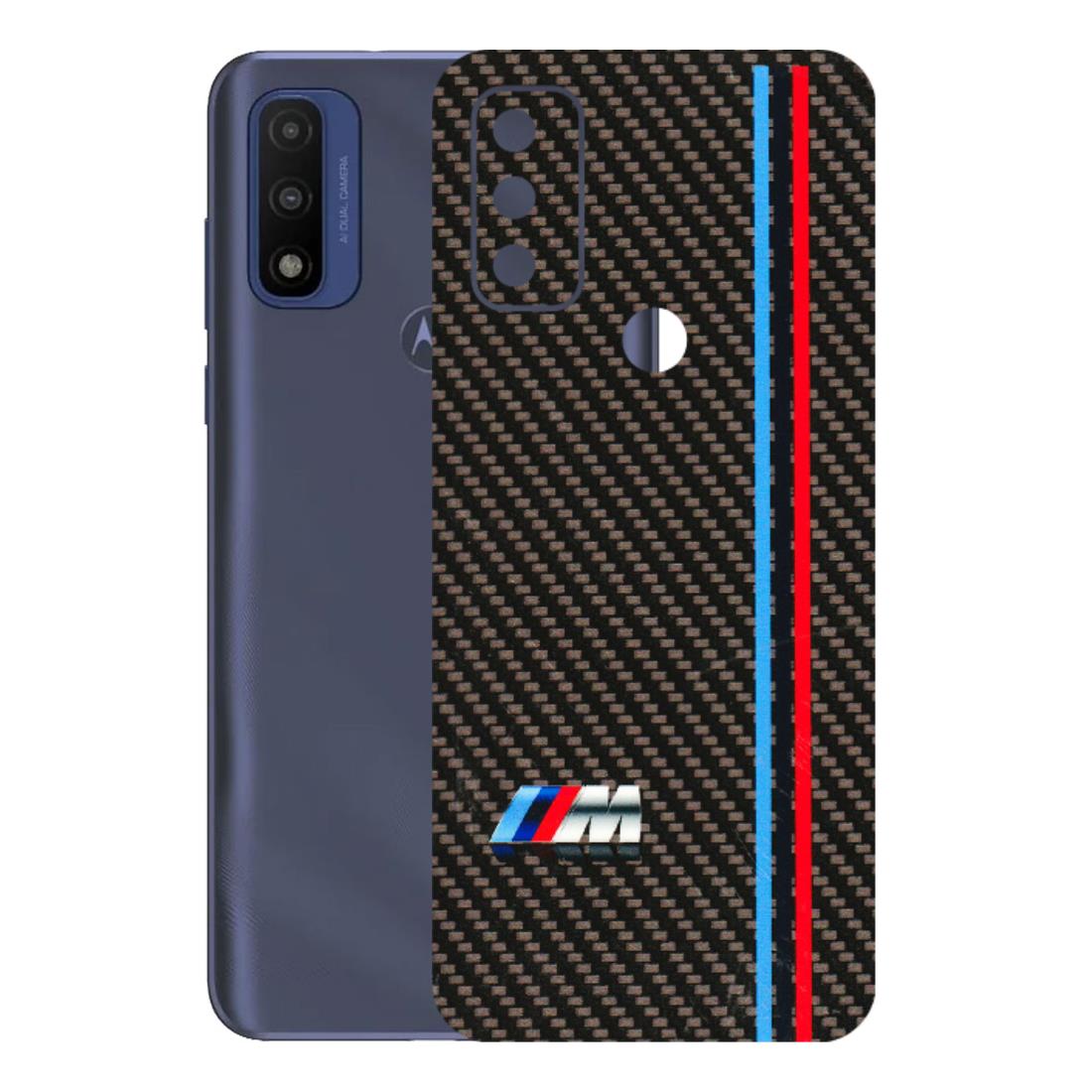 Motorola Phone Skins (All Models) - BM Carbon Fiber Feels - 3D Embossed Finish (L-38) Motorola Moto G Pure