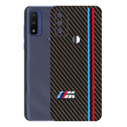 Motorola Phone Skins (All Models) - BM Carbon Fiber Feels - 3D Embossed Finish (L-38) Motorola Moto G Pure