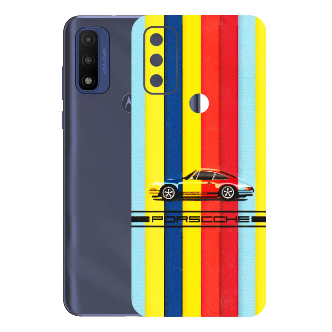 Motorola Phone Skins (All Models) - Multicolour Porche - 3D Embossed Finish (L-39) Motorola Moto G Pure