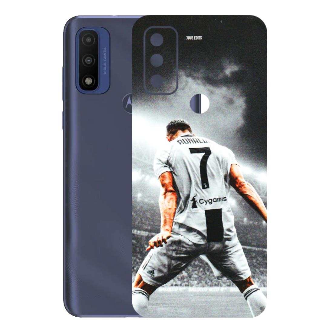 Motorola Phone Skins (All Models) - Ronaldo CR7 Crazy - 3D Embossed Finish (L-44) Motorola Moto G Pure