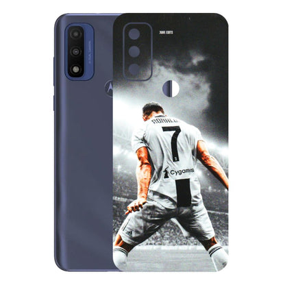 Motorola Phone Skins (All Models) - Ronaldo CR7 Crazy - 3D Embossed Finish (L-44) Motorola Moto G Pure