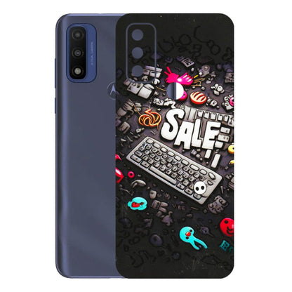 Motorola Phone Skins (All Models) - Gadgets Sale - 3D Embossed Finish (L-50) Motorola Moto G Pure