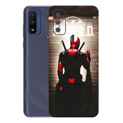 Motorola Phone Skins (All Models) - Deadpool - 3D Embossed Finish (L-56) Motorola Moto G Pure