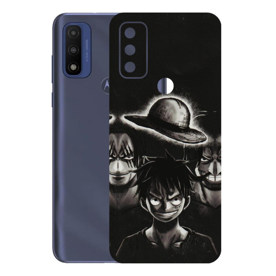 Motorola Phone Skins (All Models) - Black Luffy Hat - 3D Embossed Finish (L-57) Motorola Moto G Pure