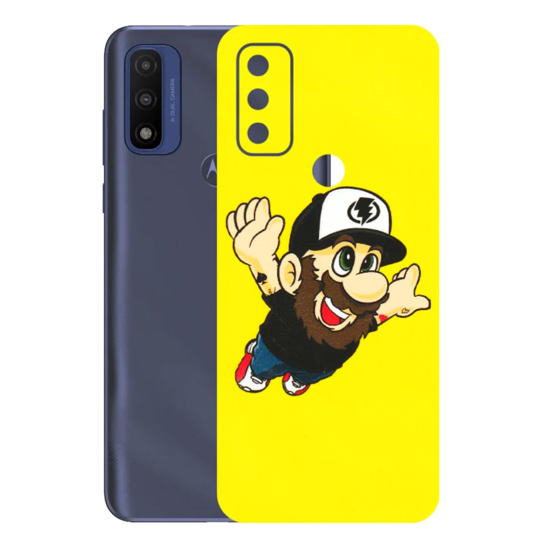 Motorola Phone Skins (All Models) - Flying Beardo - 3D Embossed Finish (L-60) Motorola Moto G Pure