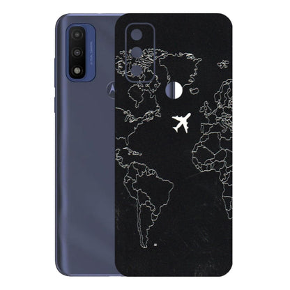 Motorola Phone Skins (All Models) - Never Ending Travel - 3D Embossed Finish (L-79) Motorola Moto G Pure
