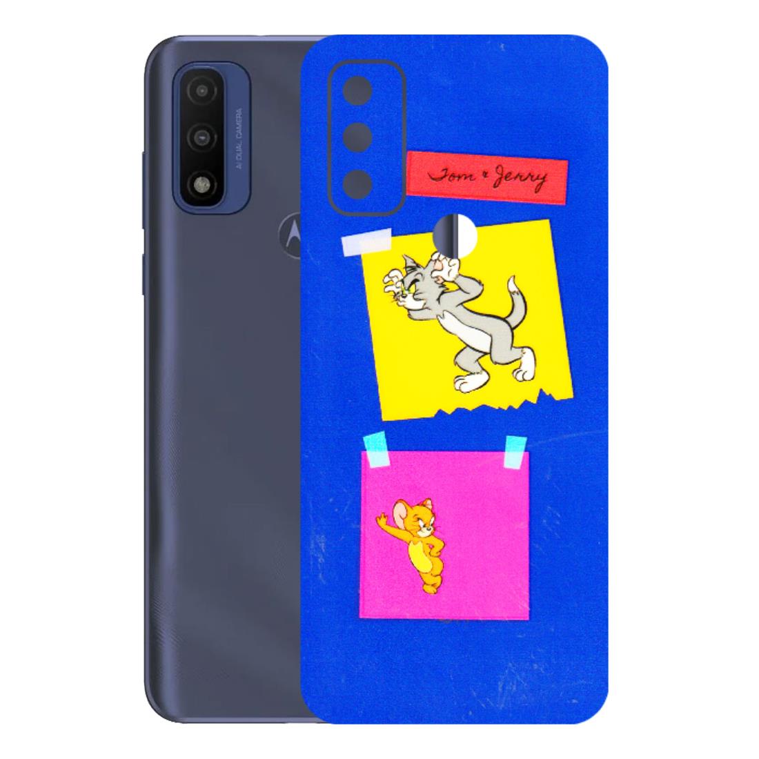 Motorola Phone Skins (All Models) - Tom N Jerry Sticky Notes - 3D Embossed Finish (L-88) Motorola Moto G Pure