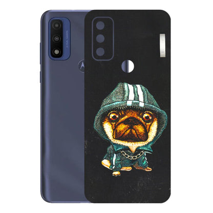 Motorola Phone Skins (All Models) - Puppy N Hoodie - 3D Embossed Finish (L-90) Motorola Moto G Pure