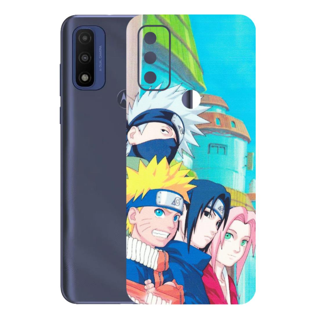 Motorola Phone Skins (All Models) - Team Minato And Kakashi - Matte Finish (M-101) Motorola Moto G Pure
