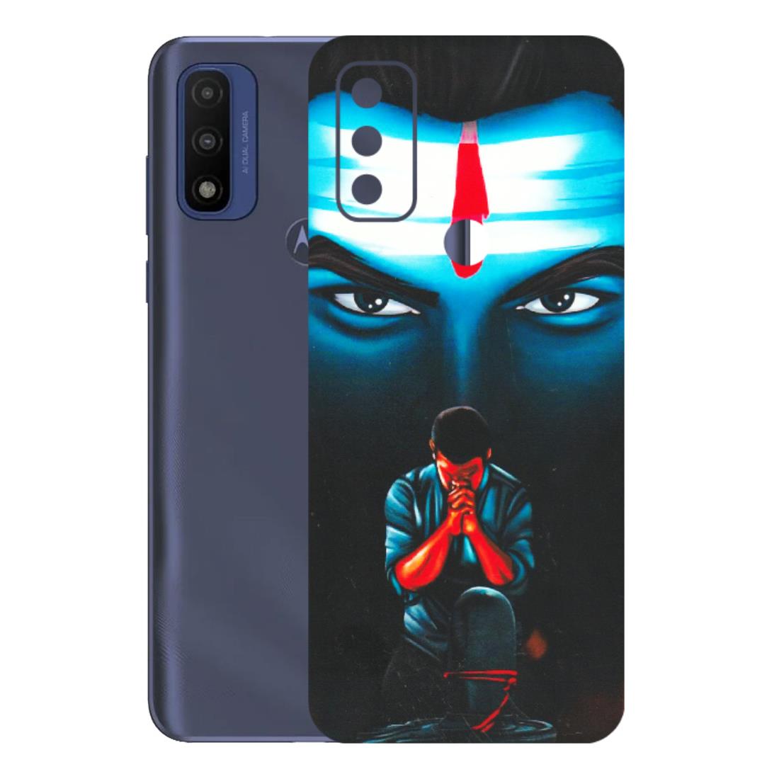 Motorola Phone Skins (All Models) - Mahakal Bhakt - Matte Finish (M-112) Motorola Moto G Pure