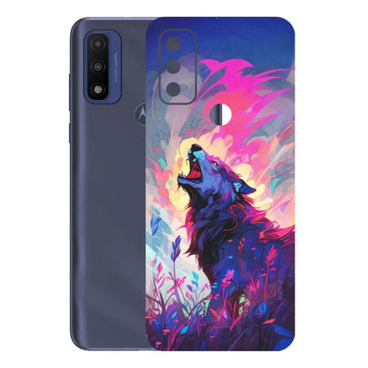 Motorola Phone Skins (All Models) - New Wild Wolf Abstract - Matte Finish (M-125) Motorola Moto G Pure