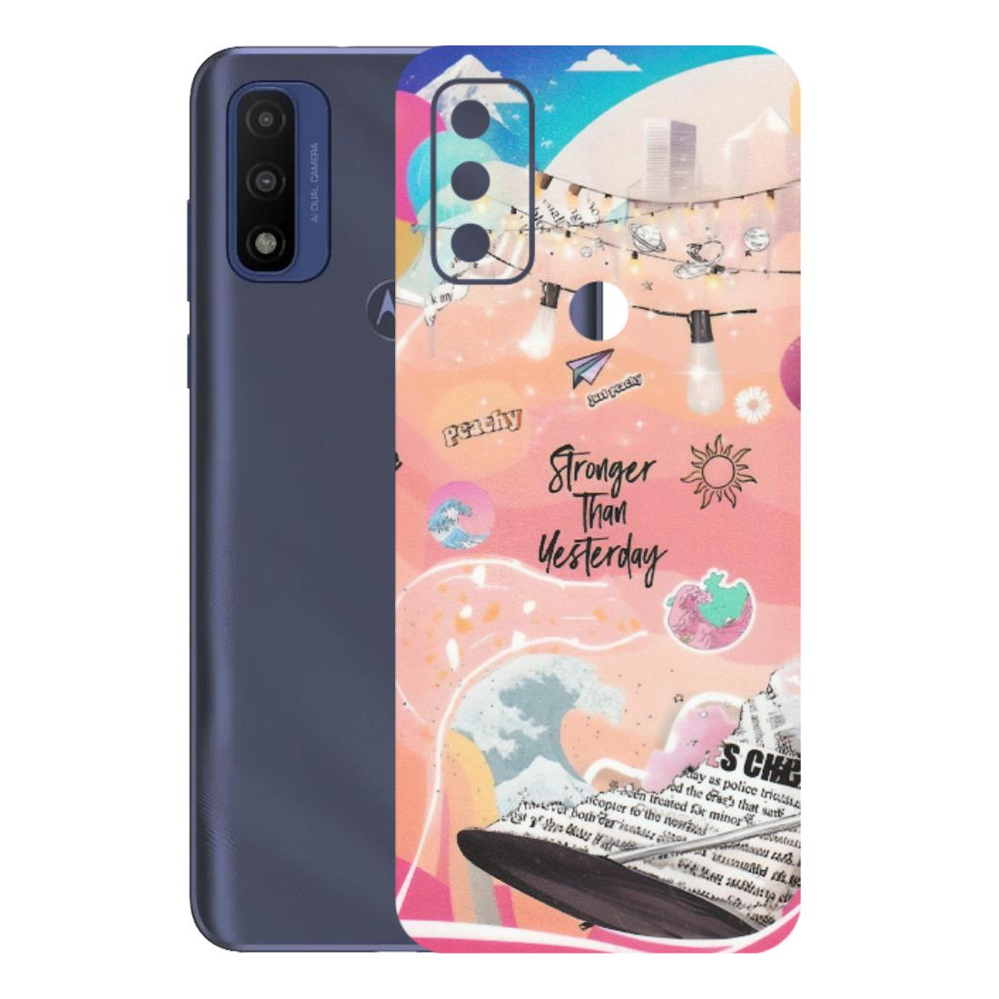 Motorola Phone Skins (All Models) - Stronger Then Yesterday - Matte Finish (M-128) Motorola Moto G Pure