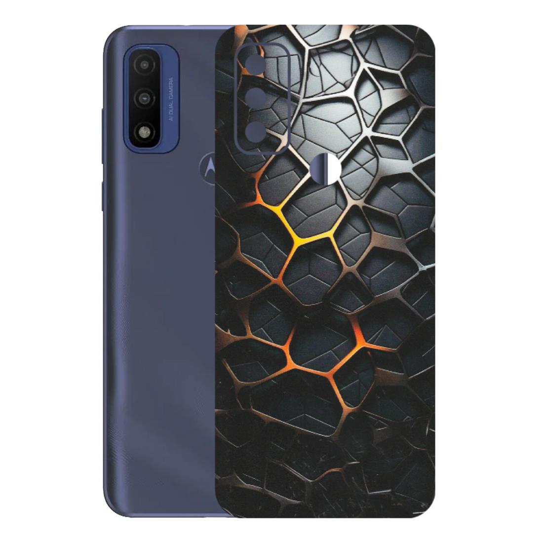 Motorola Phone Skins (All Models) - New Abstract Graphite Tiles - Matte Finish (M-130) Motorola Moto G Pure