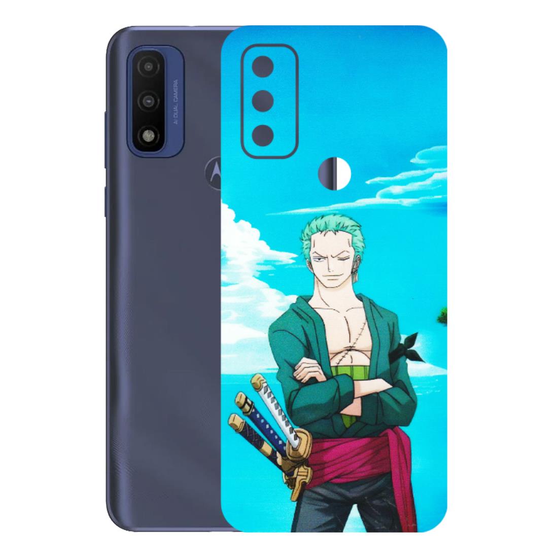 Motorola Phone Skins (All Models) - Cool Swordman Zoro Anime - Matte Finish (M-143) Motorola Moto G Pure