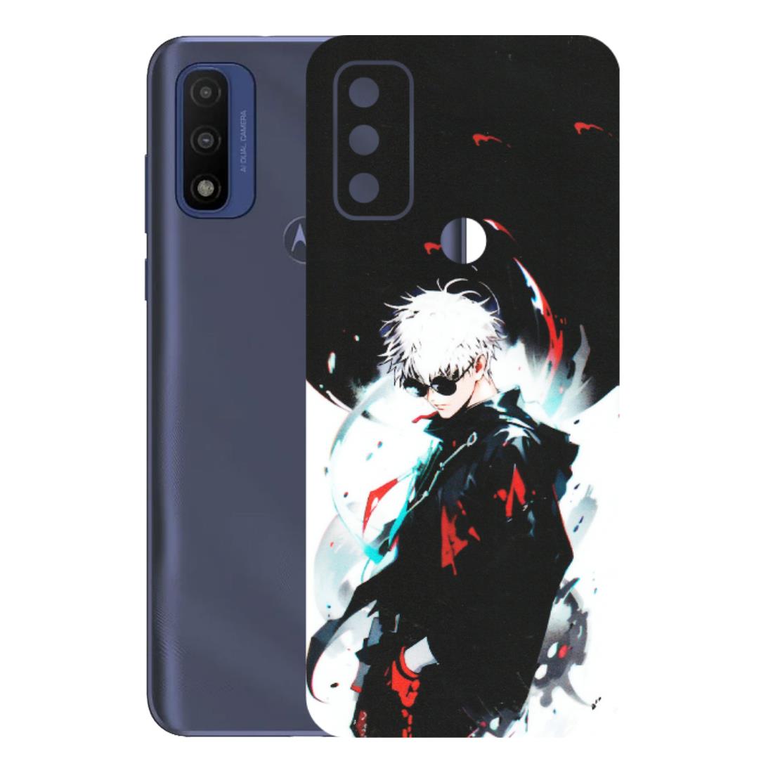 Motorola Phone Skins (All Models) - Gojo Powerful Charater Kaisen Anime - Matte Finish (M-144) Motorola Moto G Pure