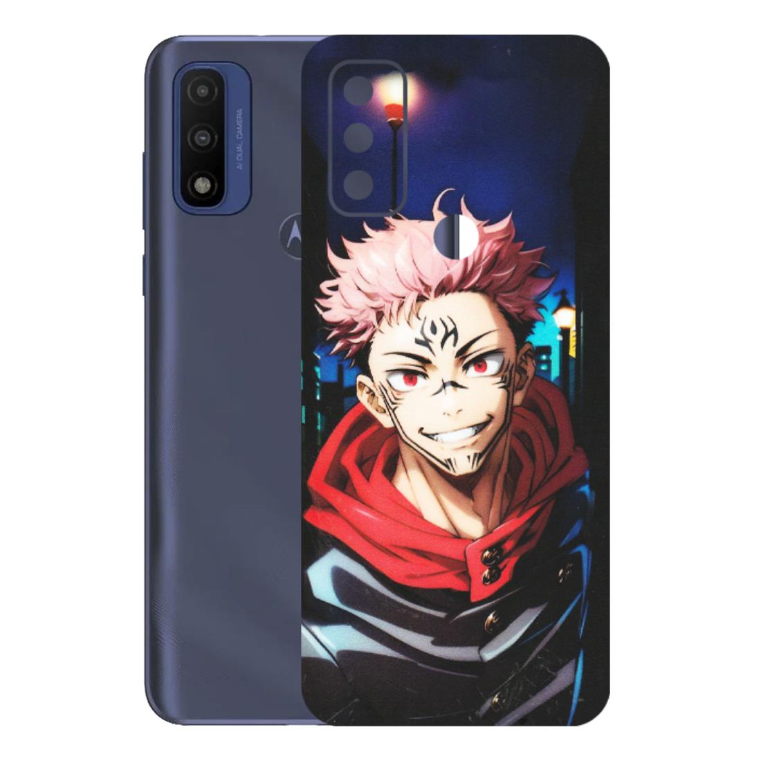 Motorola Phone Skins (All Models) - Yuji Itadori Funny Face Anime - Matte Finish (M-152) Motorola Moto G Pure