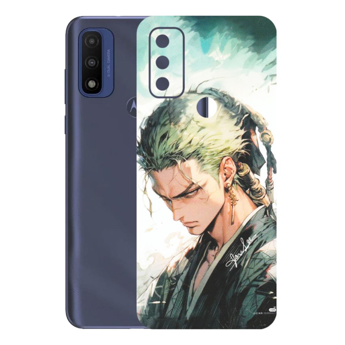 Motorola Phone Skins (All Models) - Pirate Hunter One Piece Anime - Matte Finish (M-157) Motorola Moto G Pure