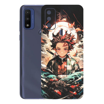 Motorola Phone Skins (All Models) - Tanjiro Demon Slayer Anime - Matte Finish (M-158) Motorola Moto G Pure