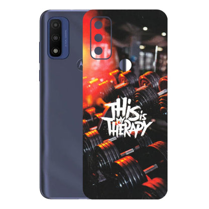 Motorola Phone Skins (All Models) - GYM Lover Therapy - Matte Finish (M-160) Motorola Moto G Pure