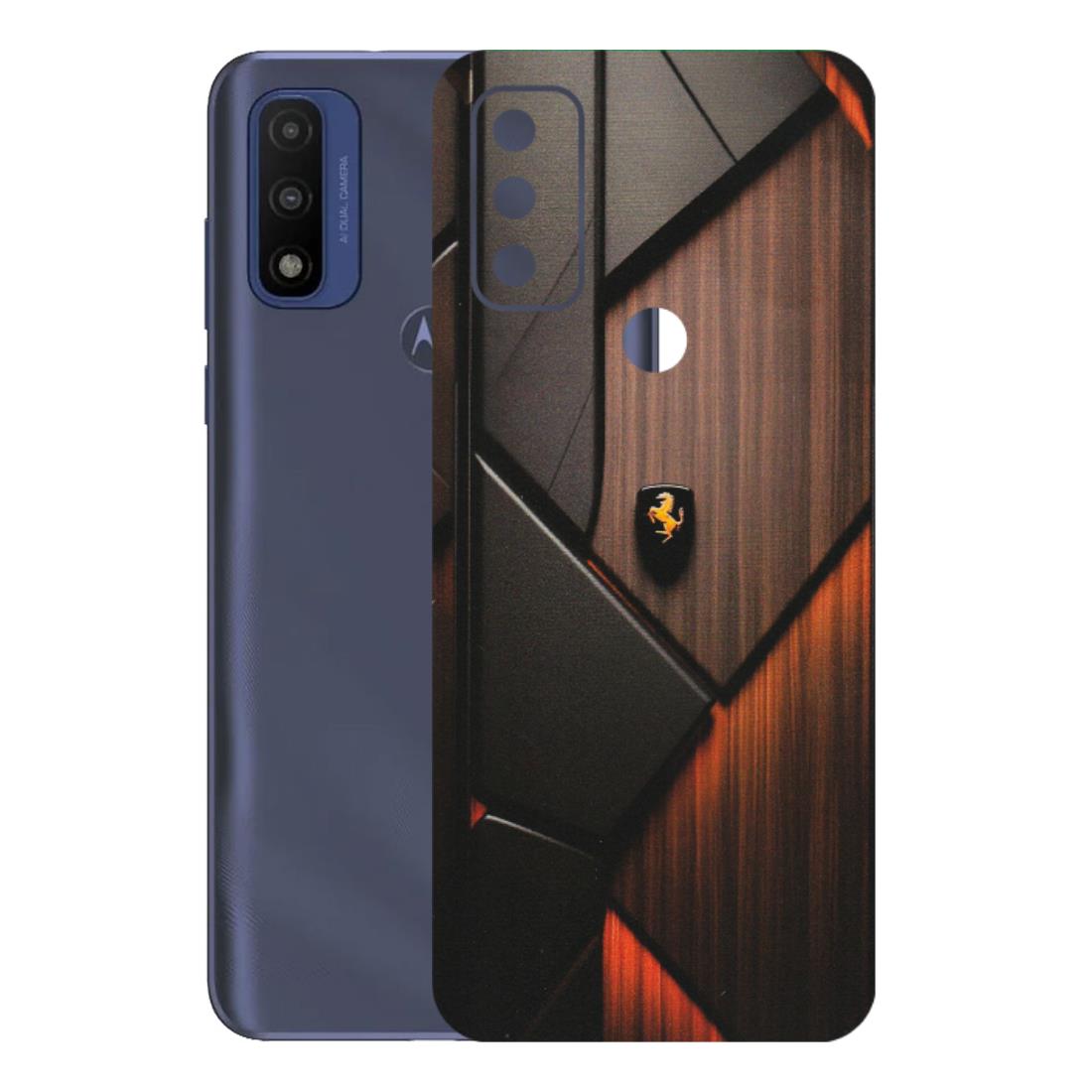 Motorola Phone Skins (All Models) - Lambo Beauty Wood Pattern Sober - Matte Finish (M-51) Motorola Moto G Pure