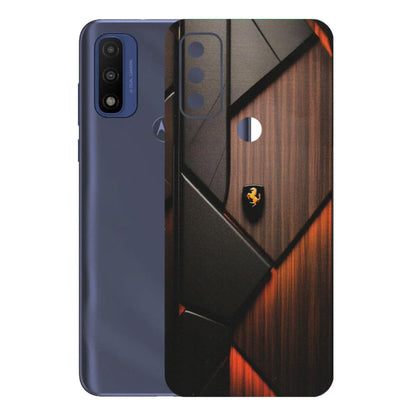 Motorola Phone Skins (All Models) - Lambo Beauty Wood Pattern Sober - Matte Finish (M-51) Motorola Moto G Pure