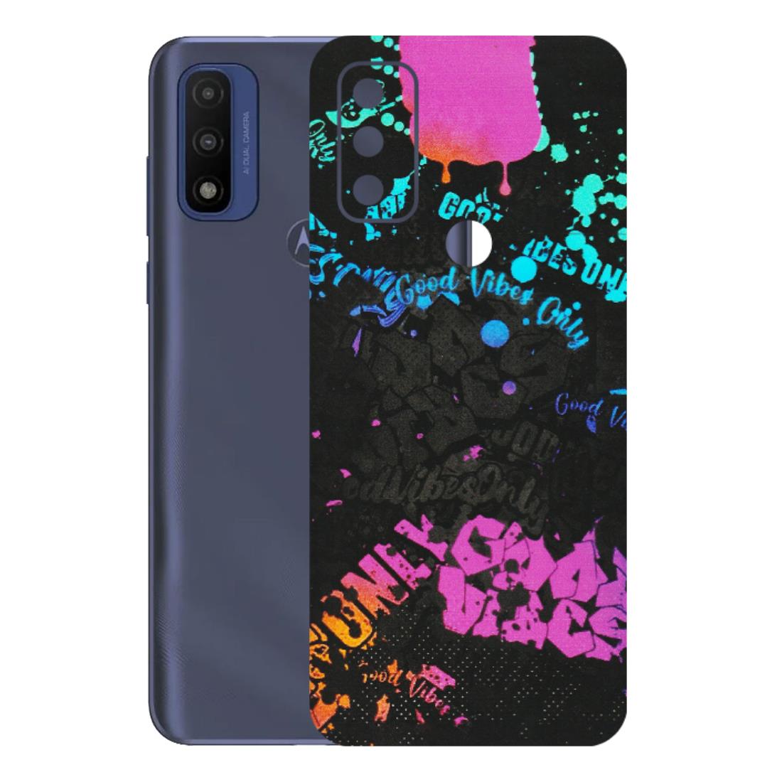 Motorola Phone Skins (All Models) - Majestic Black Vibes - Matte Finish (M-62) Motorola Moto G Pure